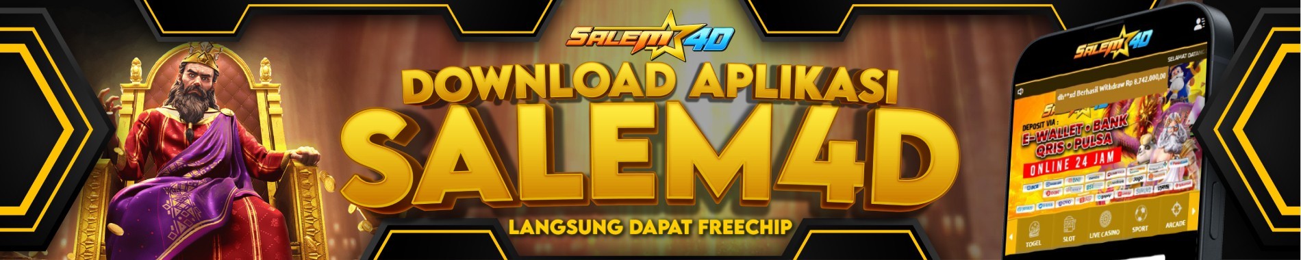 DOWNLOAD APLIKASI SALEM4D BONUS FREE CHIP